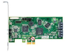 ARECA 2port 6Gb/s SATA PCIe 2.0 x1, RAID Card, 512MB Cache, 2x interní SATA