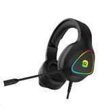 CANYON Herní headset Shadder GH-6, RGB podsvícení, USB + 3,5mm jack, 2m kabel, černý