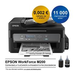 Epson inkoustová tiskárna M200, A4 mono All-in-One, ADF, USB, LAN, iPrint