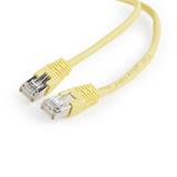 Gembird patch kabel CAT5e, FTP, 0.5 m, žlutý
