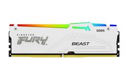 Kingston FURY Beast White DDR5 16GB 5200MT/s DIMM CL36 RGB EXPO