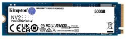Kingston SSD 500GB NV2 NVMe™ PCIe M.2 2280 (ctení/zápis: 3500/2100MB/s;)