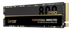 Lexar SSD NM800PRO PCle Gen4 M.2 NVMe - 512GB (čtení/zápis: 7450/3500MB/s)