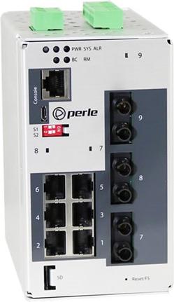 PERLE IDS-509F3-T2MD2-SD80 Industrial Managed Switch