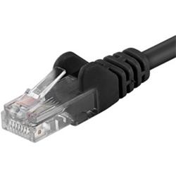 PremiumCord Patch kabel Cat6 UTP, délka 2m, černá