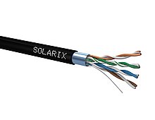 Solarix instalační kabel CAT5E FTP PE Fca venkovní 305m/box SXKD-5E-FTP-PE