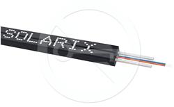 Solarix MDIC kabel 2vl 9/125 3mm LSOH Eca černý 1000m SXKO-MDIC-2-OS-LSOH-BK