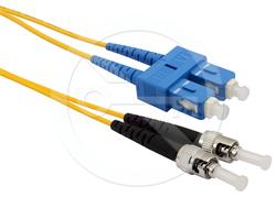 Solarix patch kabel 9/125 SCupc/STupc SM OS 3m duplex SXPC-SC/ST-UPC-OS-3M-D