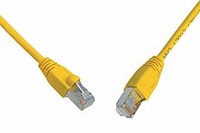 Solarix patch kabel CAT6 SFTP PVC 10m žlutý snag-proof C6-315YE-10MB