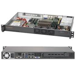 SUPERMICRO mini1U server 1x LGA1151, iC232, 4x DDR4 ECC, 1x 3.5" Fix SATA, 200W, IPMI