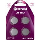 Tesla lithiové baterie TESLA CR2032 3V 165mAh 4 ks