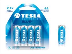 Tesla zinkové Blue+ baterie AA R6, 4pcs/pack