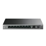 10-Port Gigabit Desktop Switch with 8-Port PoE+ PORT: 8× Gigabit PoE+ Ports, 1x Gigabit Non-PoE Port, 1× Gigabit SFP Sl