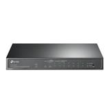 10-Port Gigabit Easy Smart Switch with 8-Port PoE+ PORT: 8× Gigabit PoE+ Ports, 2x Gigabit Non-PoE Ports, 1× Combo Giga