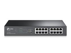 16-Port Gigabit Easy Smart Switch with 8-Port PoE+ PORT: 8× Gigabit PoE+ Ports, 8× Gigabit Non-PoE Ports SPEC: 802.3at/a
