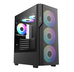 1stCOOL GAMER 5, skříň ATX, 3x ARGB ventilátor, USB3.0, USB-C, černá