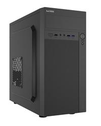 1stCOOL STEP PREMIUM, skrinka mATX, USB-C, USB3.0, 2xUSB, 2x ventilátor, čierna