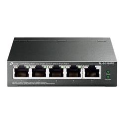 5-Port Gigabit Easy Smart Switch with 4-Port PoE+ PORT: 4× Gigabit PoE+ Ports, 1× Gigabit Non-PoE Ports SPEC: 802.3at/af
