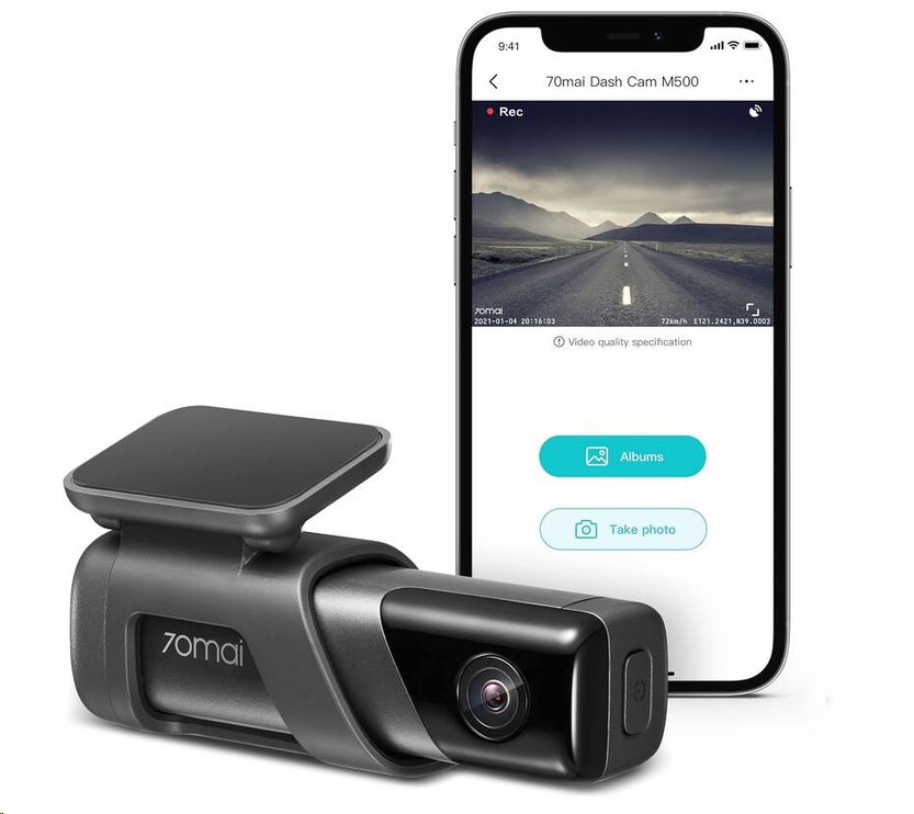 70mai Dash Cam M500 64G - pouze otevřené - nepoužívané