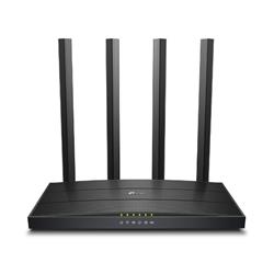 AC1200 Dual-Band Wi-Fi Router SPEED: 300 Mbps at 2.4 GHz + 867 Mbps at 5 GHz SPEC: 4× Antennas, 1× Gigabit WAN Port + 4×