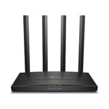 AC1200 Dual-Band Wi-Fi Router SPEED: 300 Mbps at 2.4 GHz + 867 Mbps at 5 GHz SPEC: 4× Antennas, 1× Gigabit WAN Port + 4×