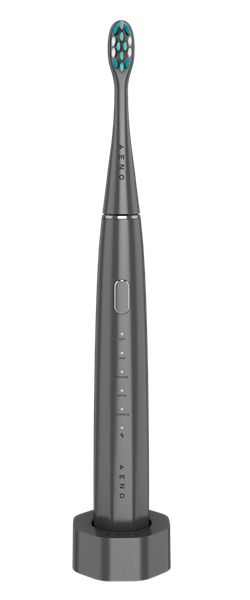 AENO Elektrický kartáček DB10G - 48600 RMP, 5 módů, 1400mAh, 3 hlavice, Šedá