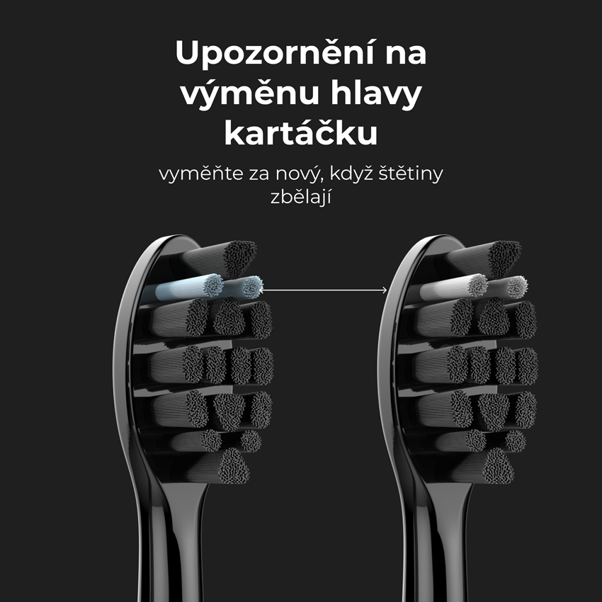 AENO Elektrický kartáček DB6 - 46000 RPM, 5 módů, Černá