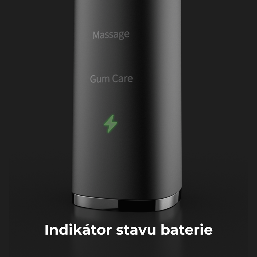 AENO Elektrický kartáček DB6 - 46000 RPM, 5 módů, Černá