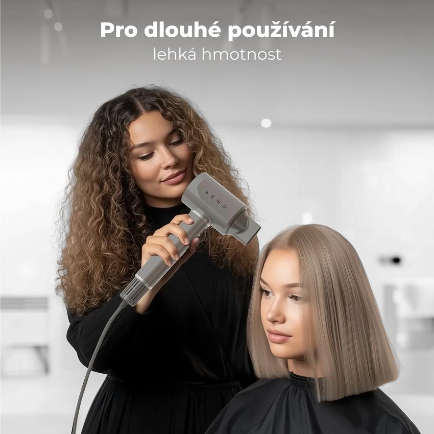 AENO Fén na vlasy HD5 - barva šedá