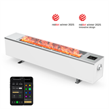 AENO FH1S Chytré Topení,konvekce + efekt plamene, 2000W, Bílá