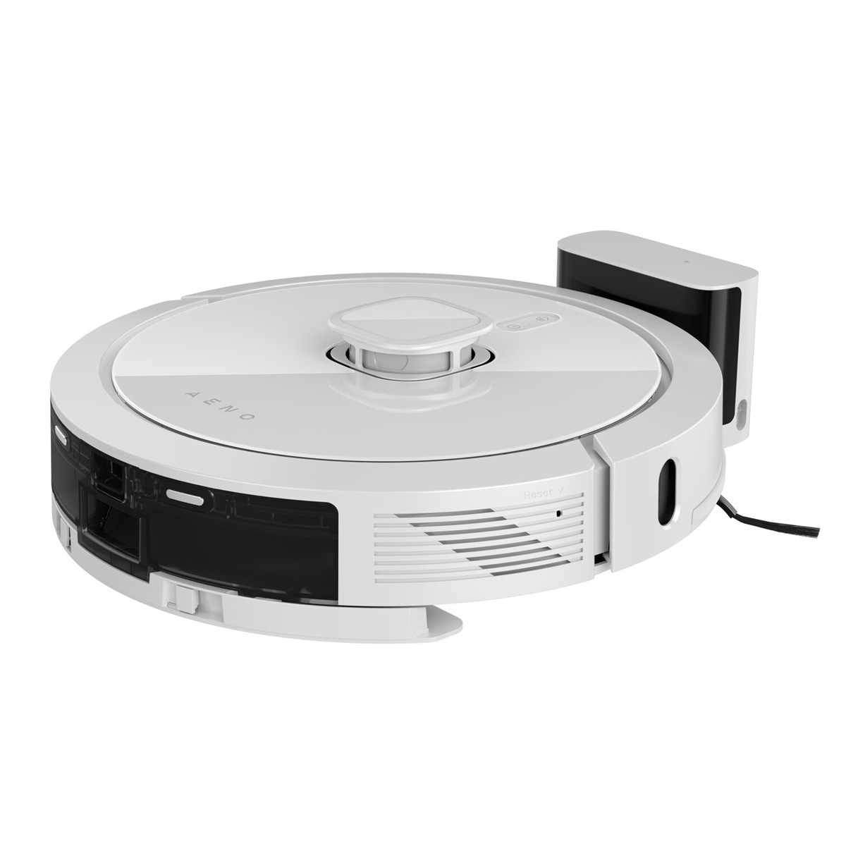 AENO Robotický vysavač RC8S - suchý i mokrý úklid, HEPA, 4000Pa, 5200mAh, LiDAR, bílá