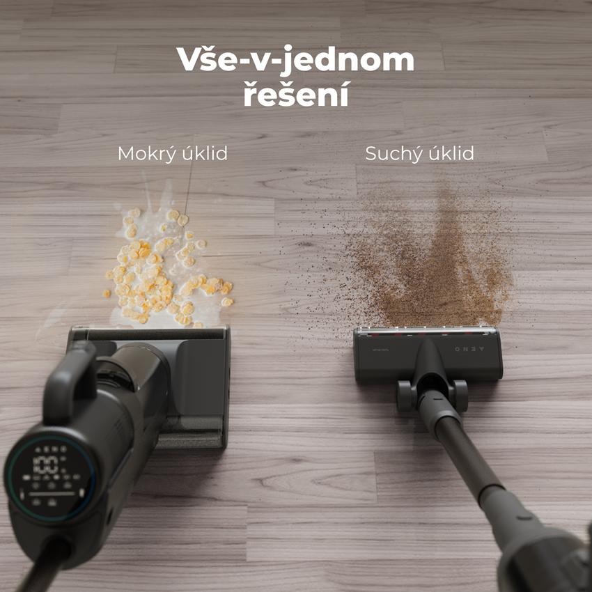 AENO Víceúčelový vysavač TC1 - 45min, 650ml nádrž, 4000mAh, 21.6V, sání 14kPa