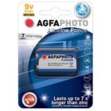 AgfaPhoto Power alkalická batéria 9V, blister 1ks