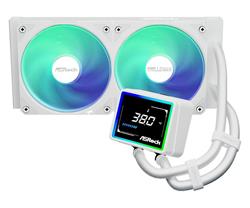 AIOCOOL Asrock Challenger White 240 Digital, ARGB, White, 240mm