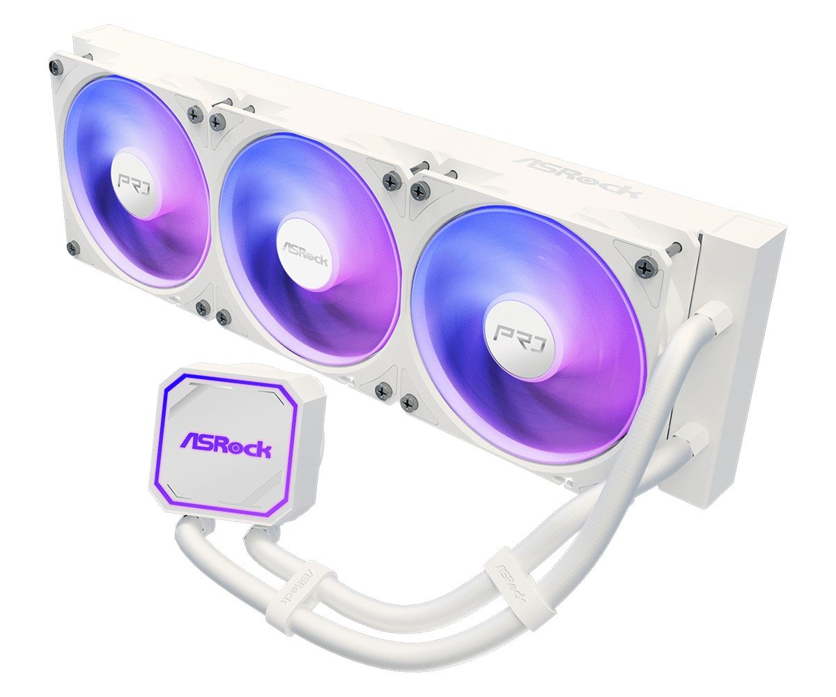 AIOCOOL Asrock Pro White 360 ARGB, White, 360mm