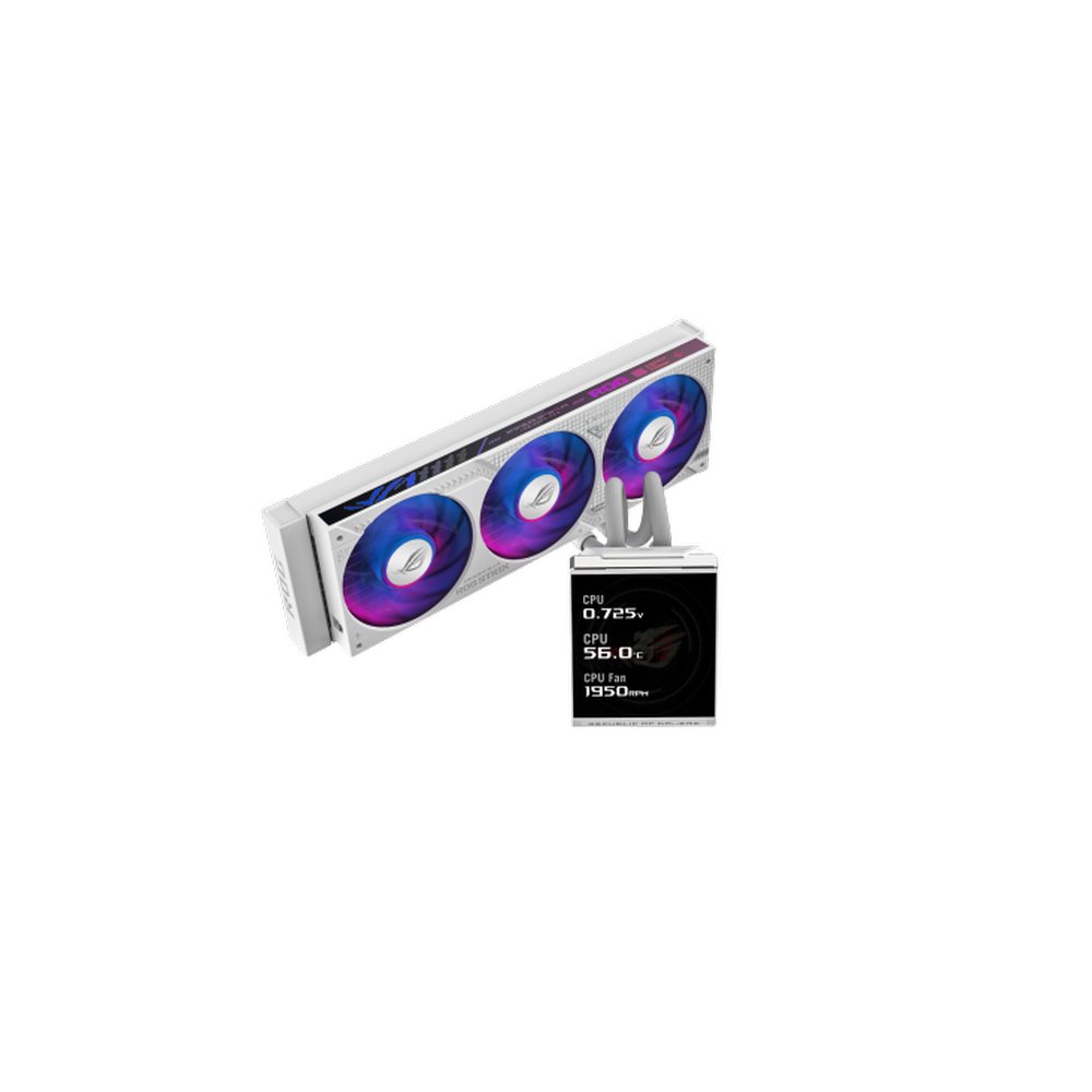 AIOCOOL ASUS ROG Strix SLC IV 360 ARGB LCD White Edition, 360mm