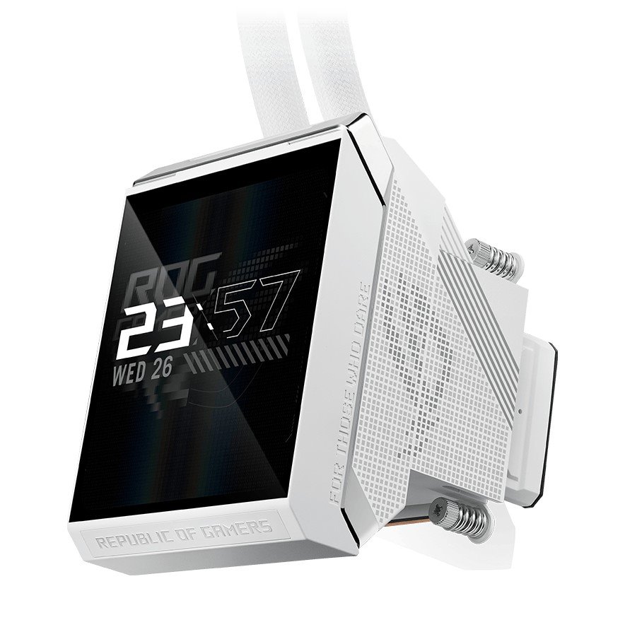 AIOCOOL ASUS ROG Strix SLC IV 360 ARGB LCD White Edition, 360mm