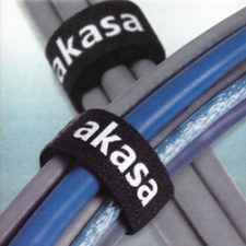 AKASA Cable Tidy Kit - omotávač káblov, 5ks 165x16mm