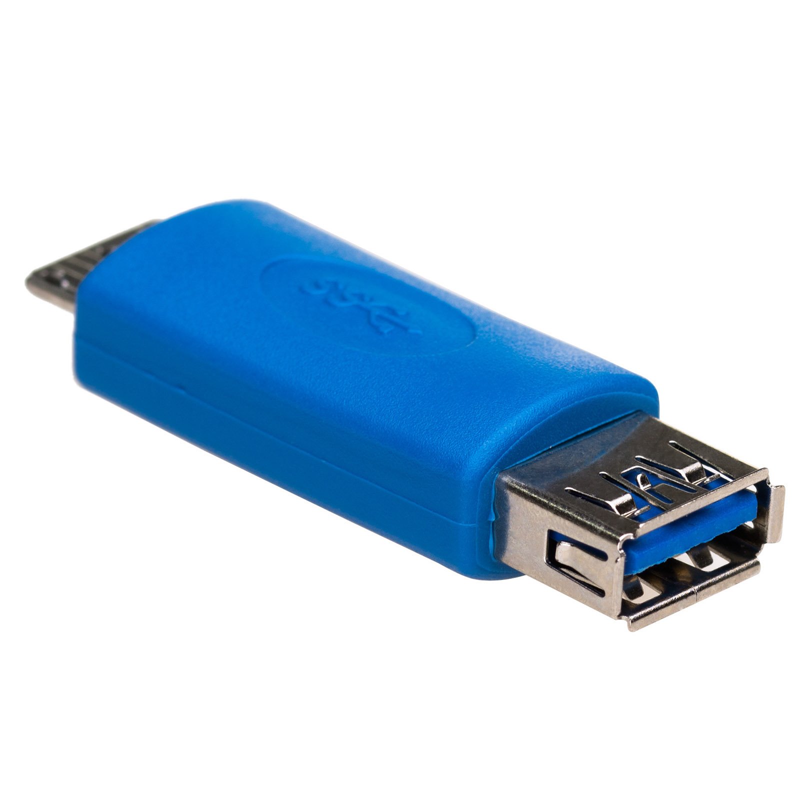 Akyga adaptér USB-A3.0/microUSB-B 3.0/ABS/modrá