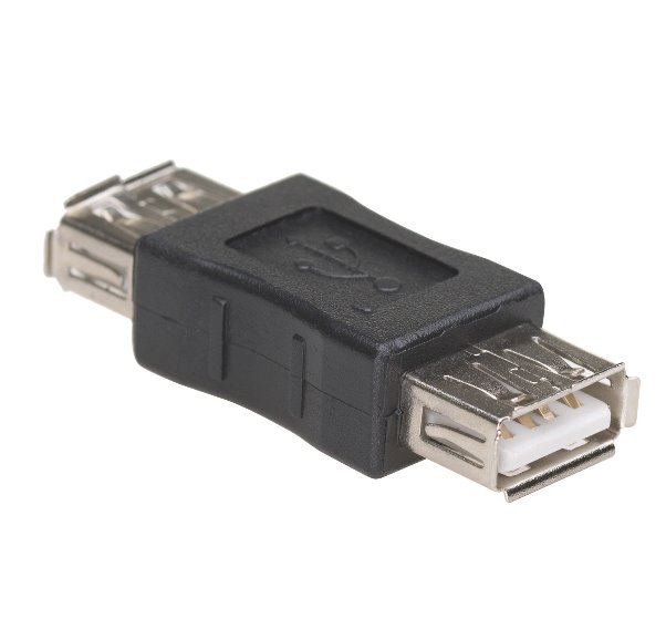 Akyga adaptér USB-A/USB-AF/2.0/cerná