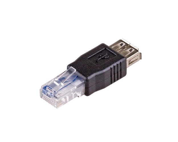 Akyga Adaptér USB-AM/USB-AM, ABS, černá