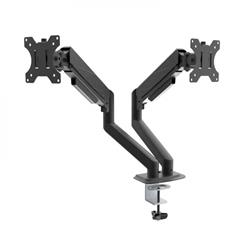 Akyga Dvojité rameno monitoru s plynovou pružinou AK-MB-06, VESA 75x75 mm / 100x100 mm 15-32“ - poškožený obal