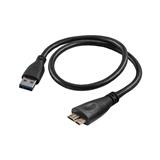 Akyga Kabel USB-A 3.0/Micro USB-B (M) černá 0,5m