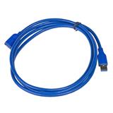 Akyga Kabel USB-A 3.0/USB-A modrá 1,8m