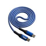 Akyga Kabel USB-C 2.0/USB-C QucikCharge 100W modrá 1m