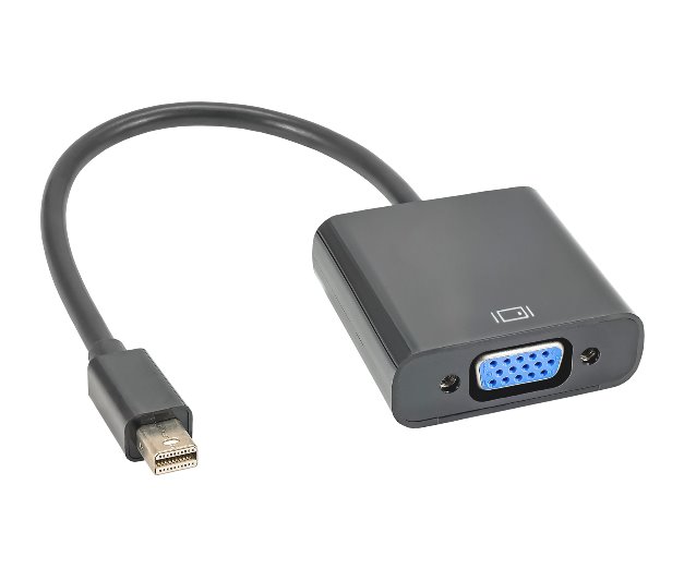 Akyga konvertor mini DisplayPort/VGA/PVC/15cm