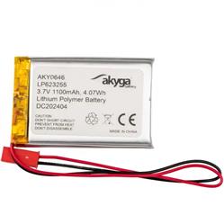 Akyga Li-Pol baterie LP623255 3.7V/1100mAh PCM JST 2.54 2-Pin