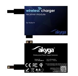 Akyga adaptér QI/Note4/3-pin/cerná