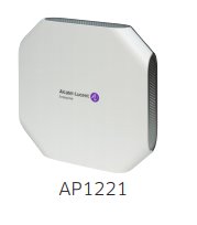 Alcatel-Lucent OmniAccess Stellar AP1221 - Dual radio 2x22 4x44 802.11a/b/g/n/ac MU-MIMO AP, integrated antenna, 1x GbE,
