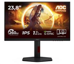 AOC 24G4ZR 23,8" Fast IPS 1920x1080 1000:1 1ms 300cd HDMI DP pivot Black